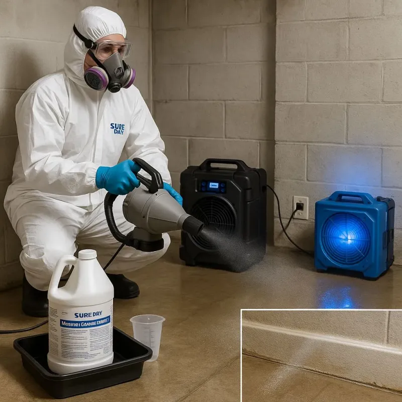 Sanitization and Odor Removal process in Marysville, MI